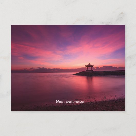 Sunrise, Bali, Indonesië Briefkaart (Voorkant)