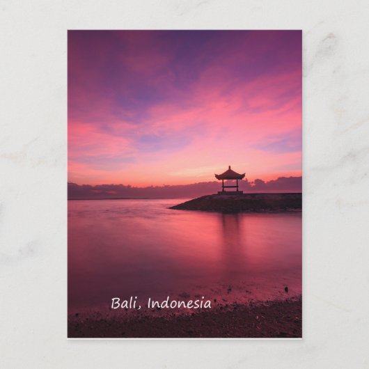 Sunrise, Bali, Indonesië Briefkaart (Voorkant)