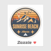 Sunrise Beach, Alberta Sticker (Vel)