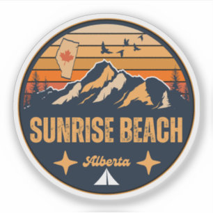Sunrise Beach, Alberta Sticker