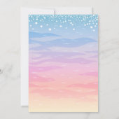 Sunrise Beach bruids douche uitnodiging (Achterkant)