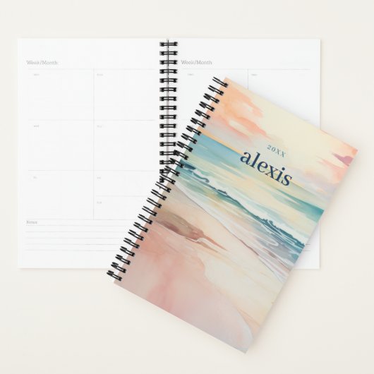 Sunrise Beach |  gepersonaliseerde jaarplanner Planner (Display)
