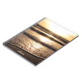 Sunrise Beach Ocean Uitzicht Foto van elke naam Notitieboek (Linkerzijde)