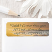 Sunrise Beach Script Return Address Labels (Insitu)