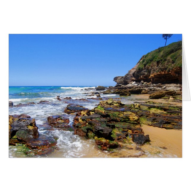 Sunrise Beach, Sydney, Australië, Kaart (Voorkant Horizontaal)