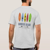 Sunrise Beach T-shirt (Achterkant)