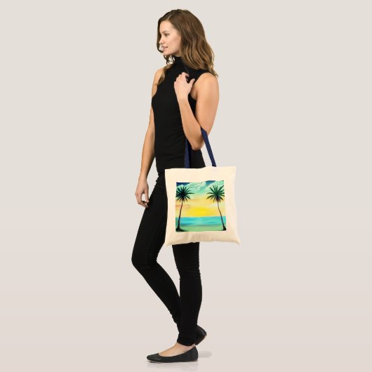 Sunrise Beach Tote Bag (Voorkant (model))