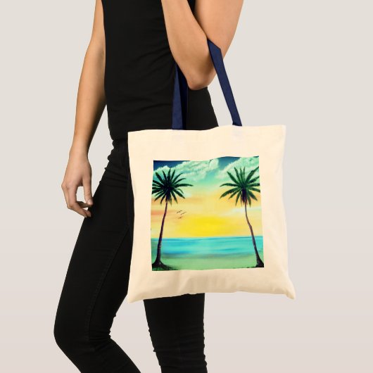 Sunrise Beach Tote Bag (Voorkant (product))