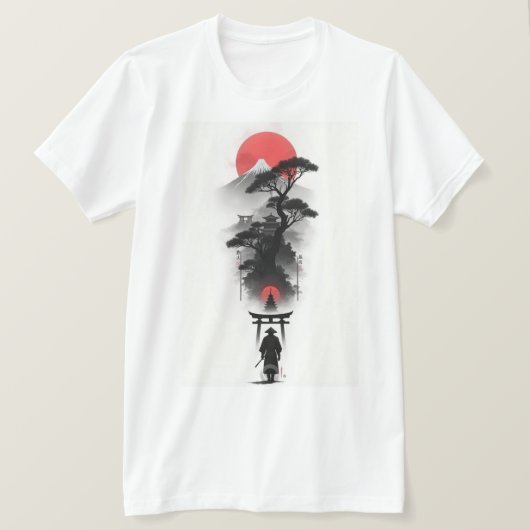 Sunrise Beach Vibes T-shirt – Retro Sunset Style (Design voorkant)