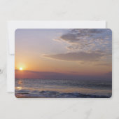 Sunrise Beach Weddenschap Kaart (Achterkant)