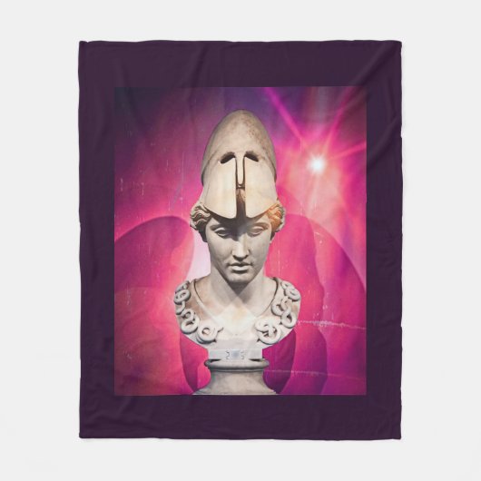 Sunrise Berlin Statue Fleece Deken (Voorkant)