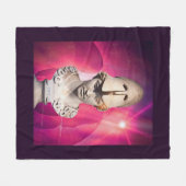 Sunrise Berlin Statue Fleece Deken (Voorkant (Horizontaal))