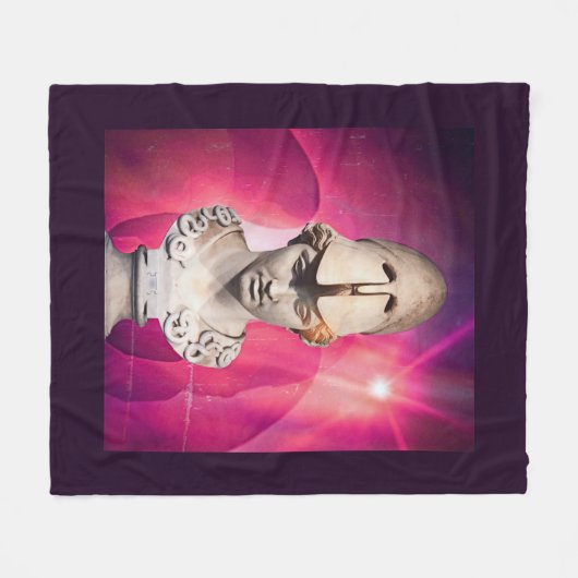 Sunrise Berlin Statue Fleece Deken (Voorkant (Horizontaal))