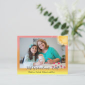 Sunrise | Beste oma ooit Briefkaart (Staand voorkant)