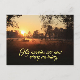 Sunrise Bible Verse Briefkaart