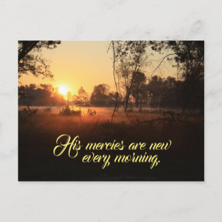 Sunrise Bible Verse Briefkaart