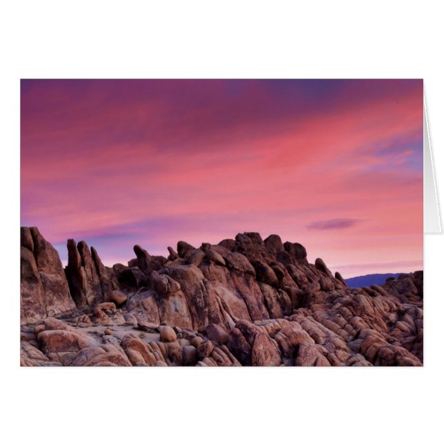 Sunrise bij Alabama Hills (Voorkant Horizontaal)