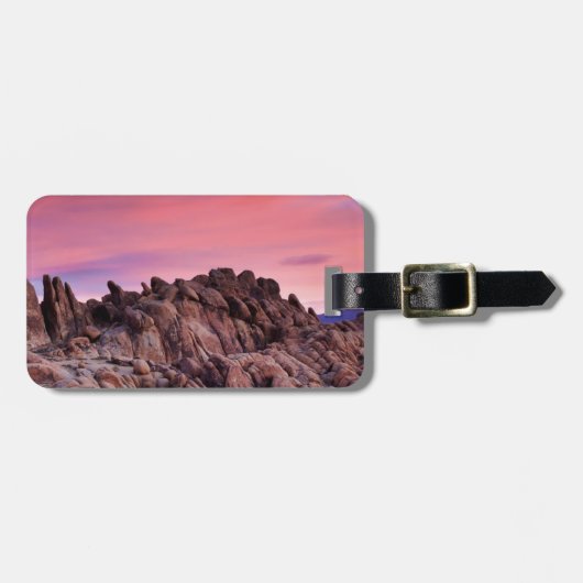 Sunrise bij Alabama Hills Bagagelabel (Voorkant horizontaal)
