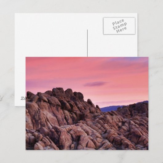 Sunrise bij Alabama Hills Briefkaart (Voorkant / Achterkant)