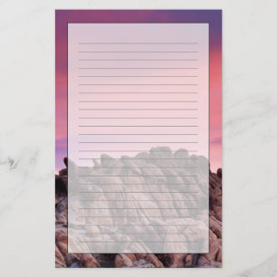 Sunrise bij Alabama Hills Briefpapier