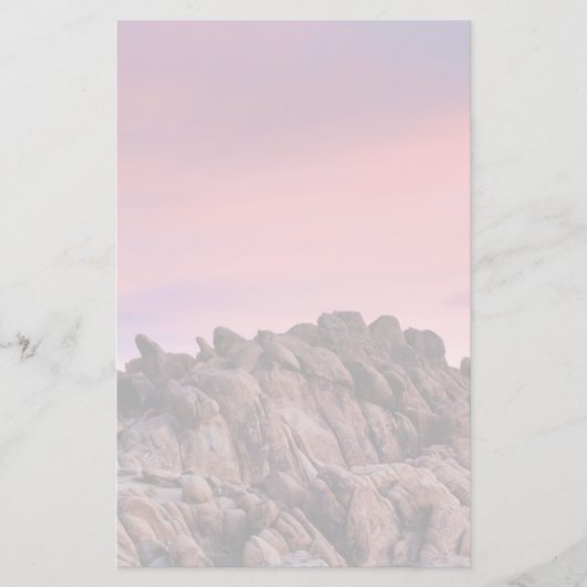Sunrise bij Alabama Hills Briefpapier (Voorkant)