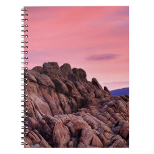 Sunrise bij Alabama Hills Notitieboek