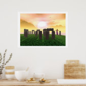 Sunrise bij Avalon Poster (Keuken)