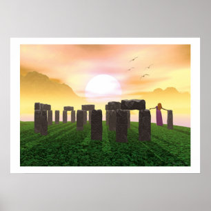 Sunrise bij Avalon Poster