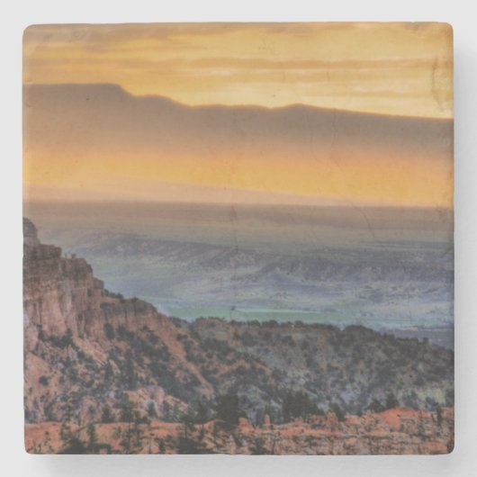 Sunrise bij Bryce Canyon Stenen Onderzetter (Voorkant)