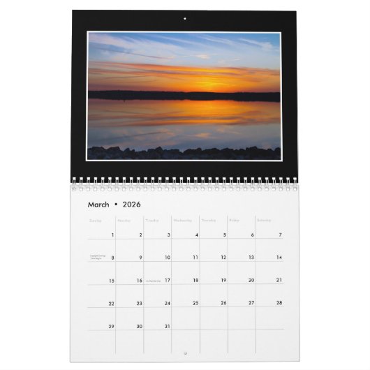 Sunrise bij CJ Brown Reservoir 2023 Kalender (Mar 2026)