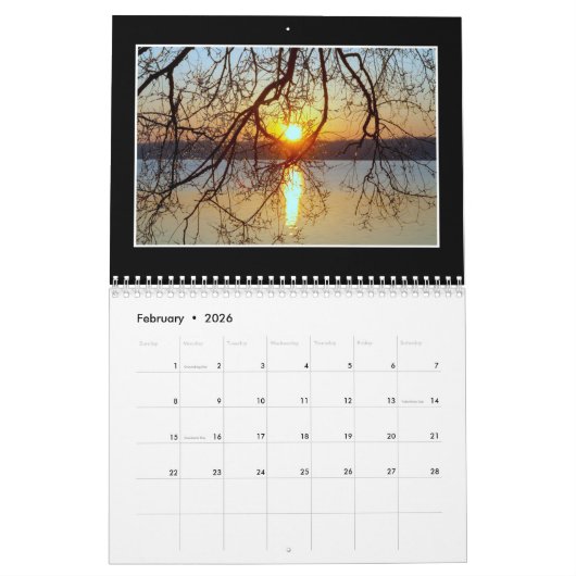 Sunrise bij CJ Brown Reservoir 2023 Kalender