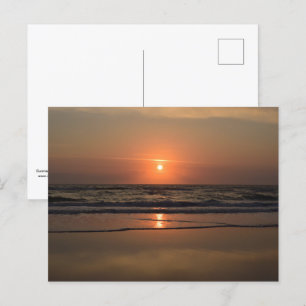 Sunrise bij Cocoa Beach, Florida Briefkaart