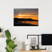 Sunrise bij de Promenade des Anglais Poster (Thuiskantoor)