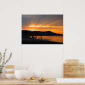 Sunrise bij de Promenade des Anglais Poster (Keuken)