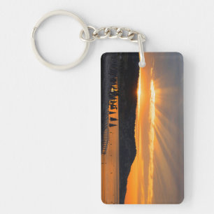Sunrise bij de Promenade des Anglais Sleutelhanger
