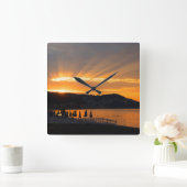 Sunrise bij de Promenade des Anglais Vierkante Klok (Huis)