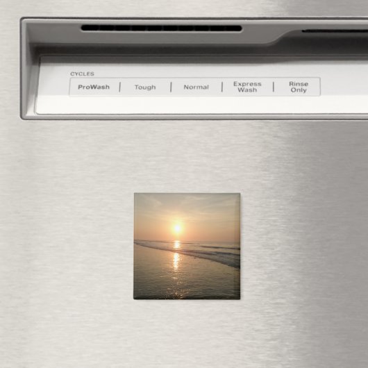 Sunrise bij Folly Beach Magneet (Insitu (Vaatwasser))