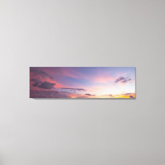 Sunrise bij Fort Pierce, Florida Canvas Afdruk (Voorkant)