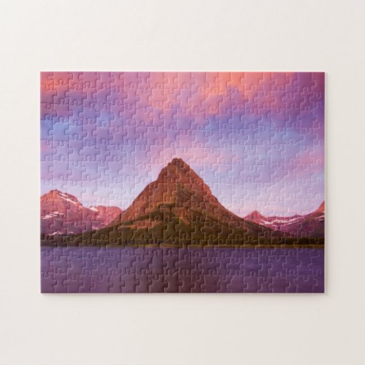 Sunrise bij Glacier Legpuzzel (Horizontaal)