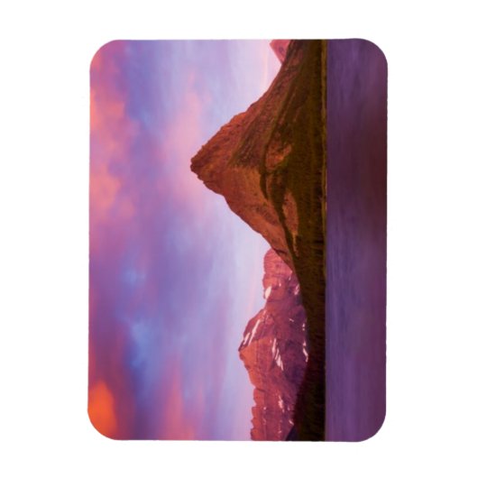 Sunrise bij Glacier Magneet (Verticaal)