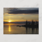Sunrise bij het Moosehead Lake Briefkaart (Voorkant)