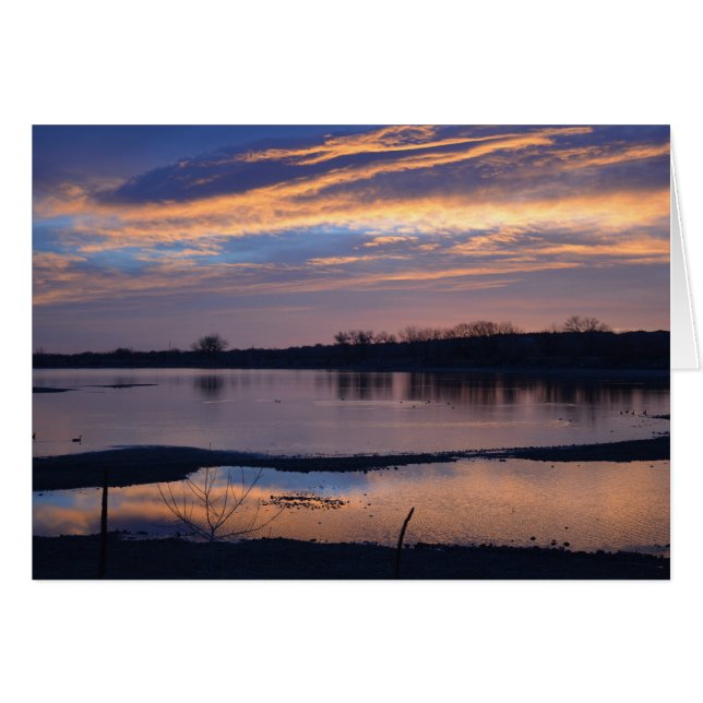 Sunrise bij het referentiereservoir (Voorkant Horizontaal)