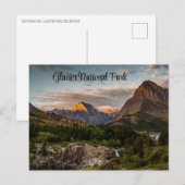 Sunrise bij het Swiftcurrent Lake Briefkaart (Voorkant / Achterkant)