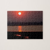 Sunrise bij Mandavu Reservoir Legpuzzel (Horizontaal)