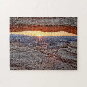 Sunrise bij Mesa Arch, Nationaal Park Canyonlands Legpuzzel