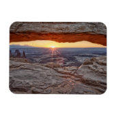 Sunrise bij Mesa Arch, Nationaal Park Canyonlands Magneet (Horizontaal)