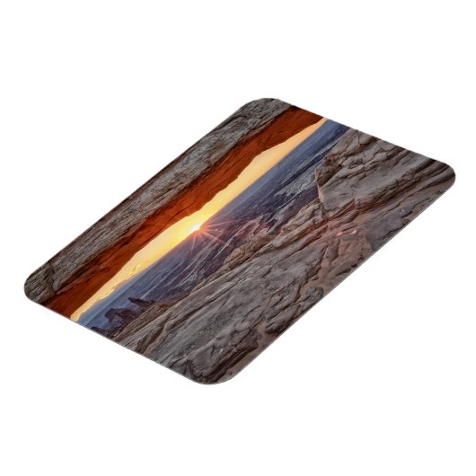 Sunrise bij Mesa Arch, Nationaal Park Canyonlands Magneet (Linkerzijde)