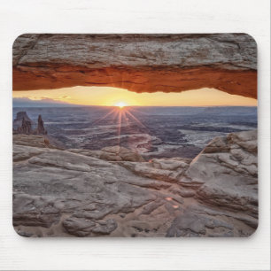 Sunrise bij Mesa Arch, Nationaal Park Canyonlands Muismat