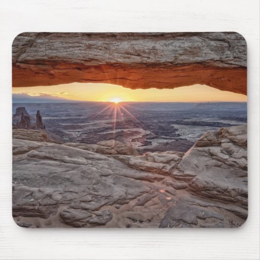 Sunrise bij Mesa Arch, Nationaal Park Canyonlands Muismat (Voorkant)