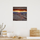 Sunrise bij Mesa Arch, Nationaal Park Canyonlands Poster (Keuken)